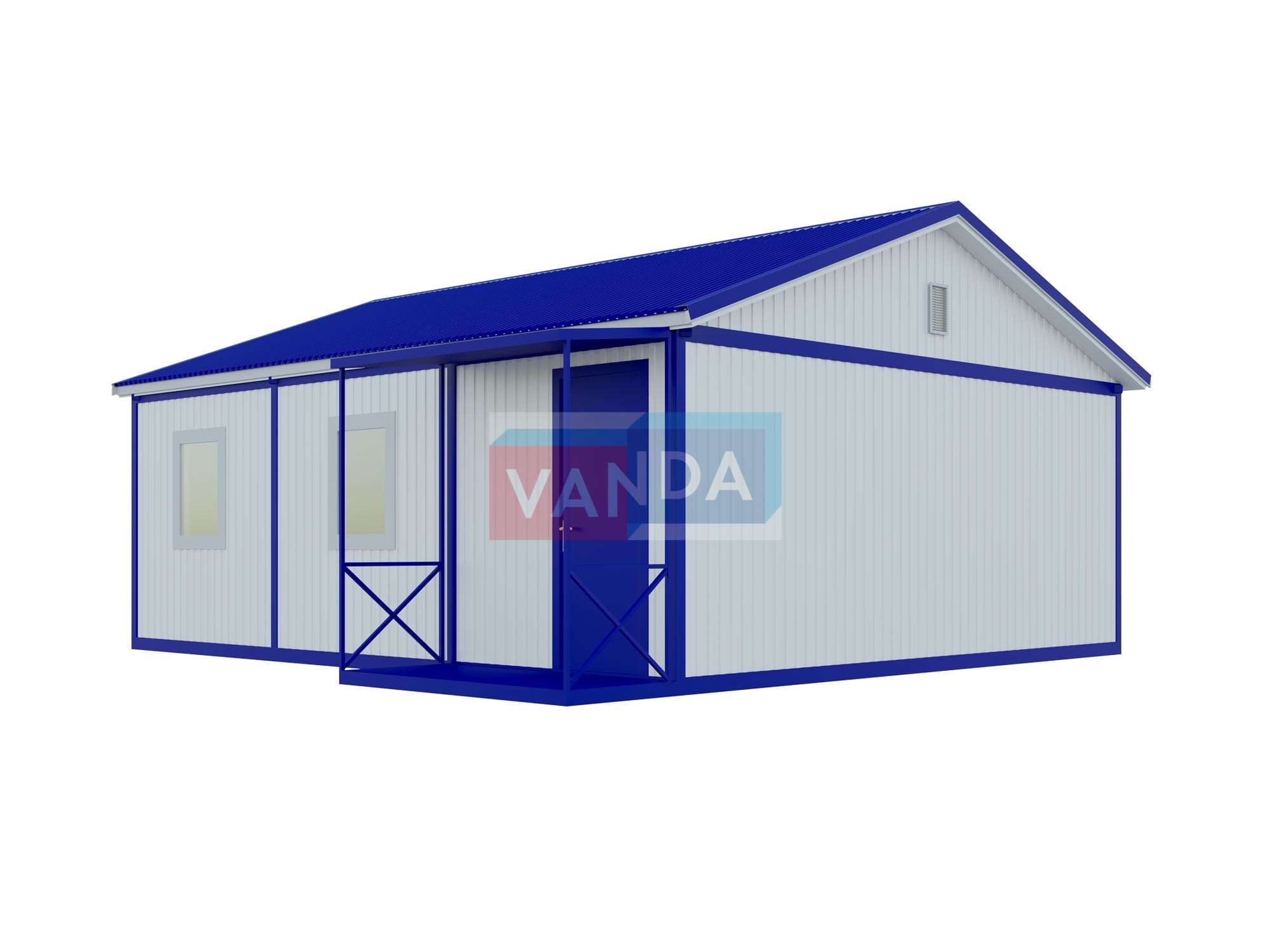 Модульная бытовка 7.2x6.0 Панели МДФ